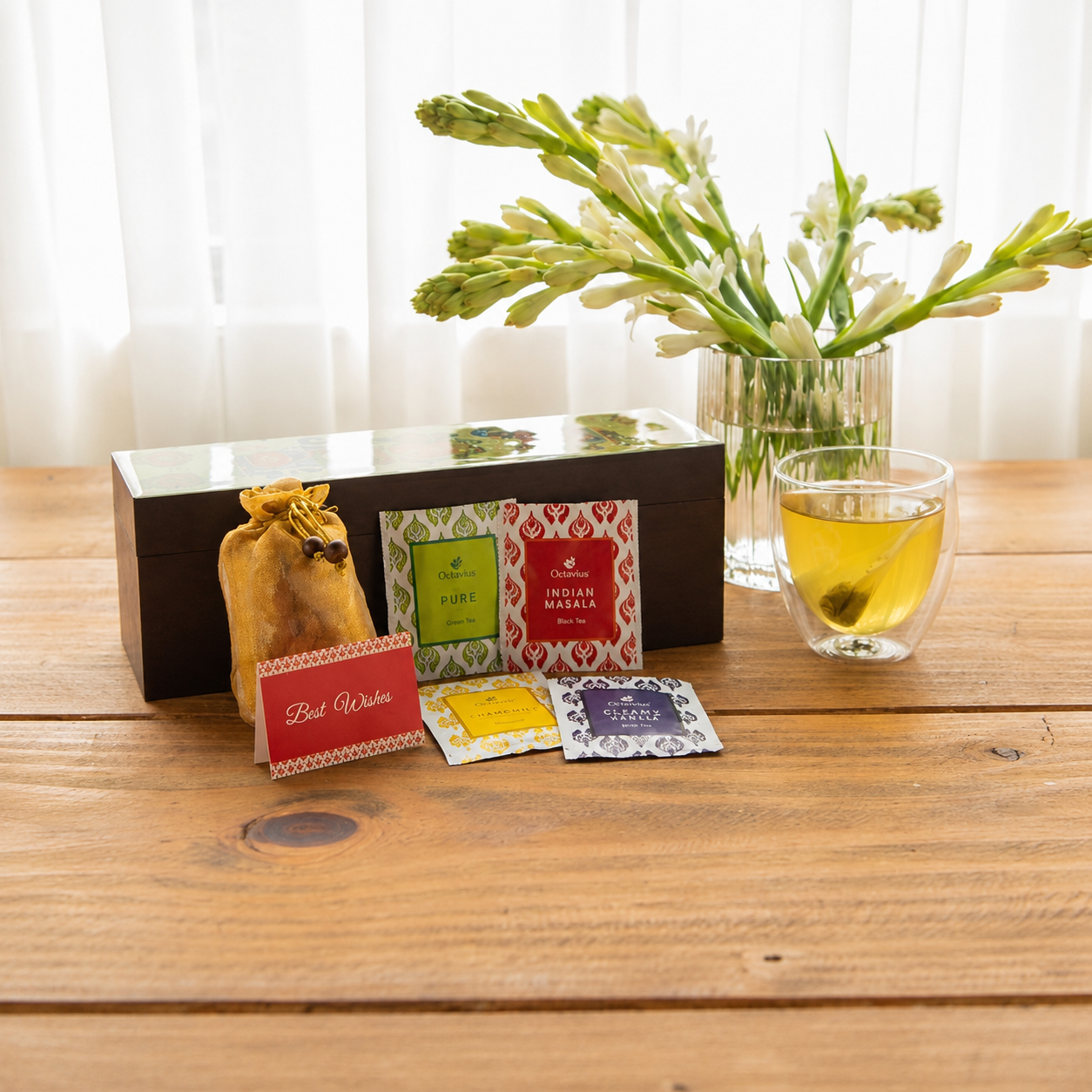 Handcrafted Rakhi Tea Gift Hamper