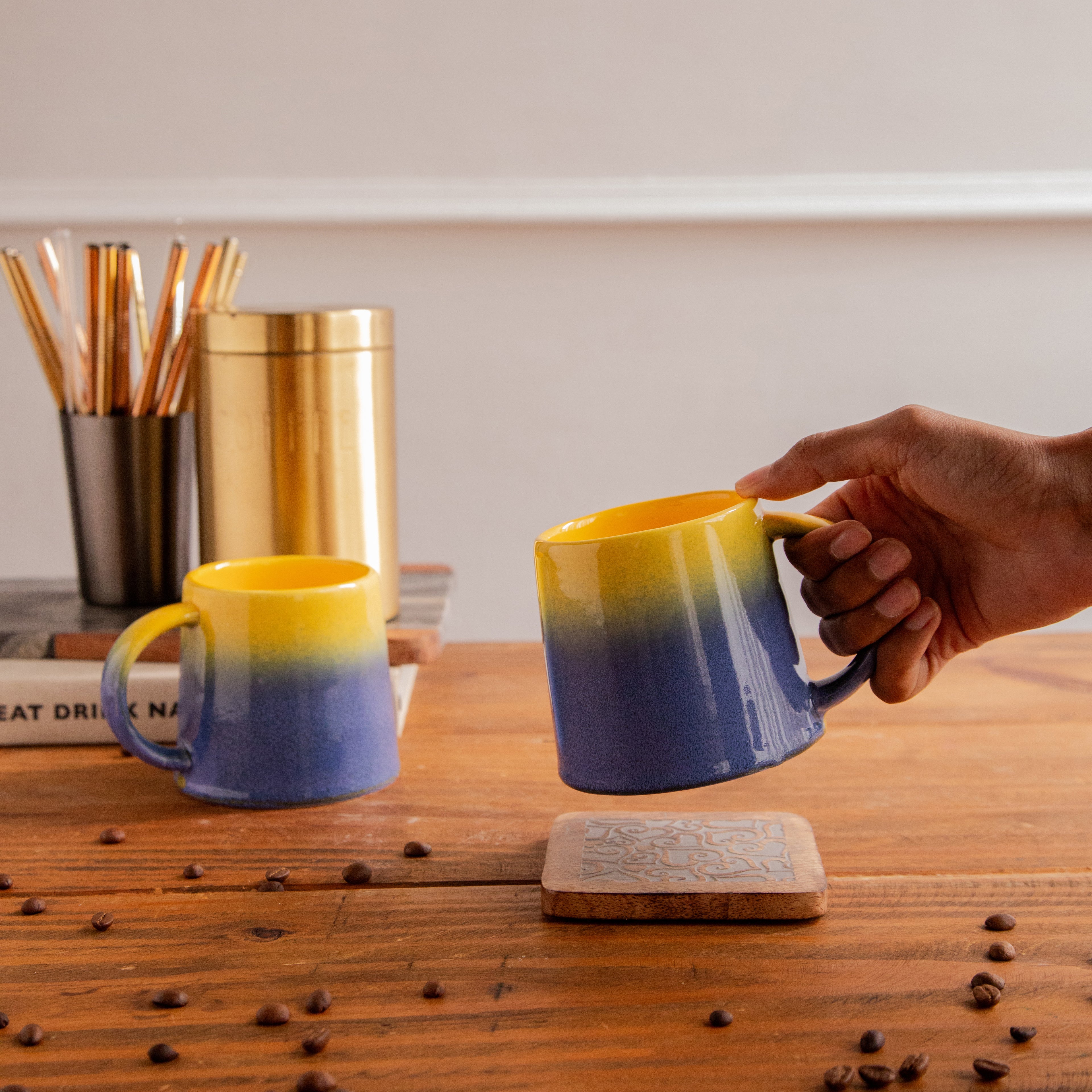 Coastal Dawn Grande Ceramic Mug (400 ml)