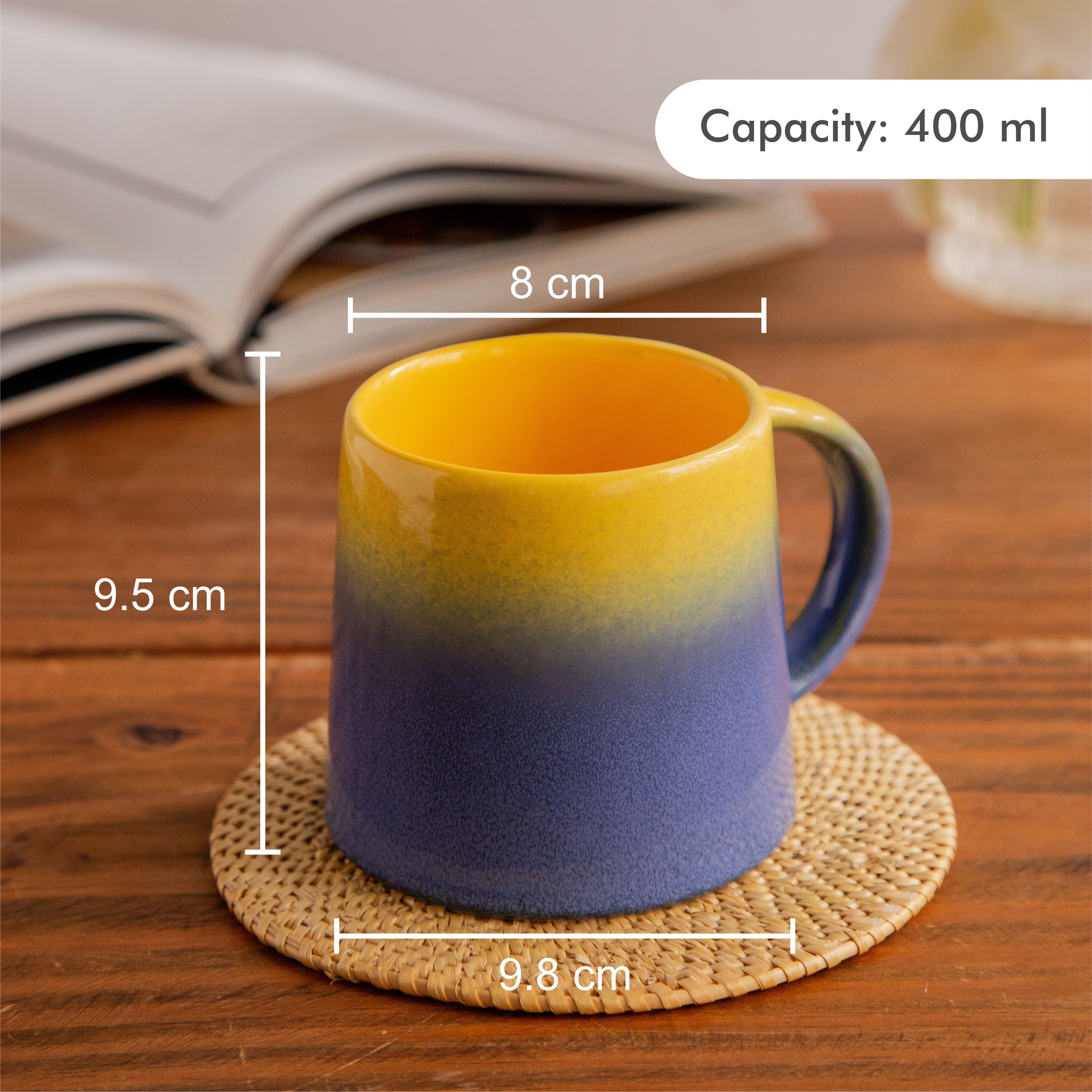 Coastal Dawn Grande Ceramic Mug (400 ml)