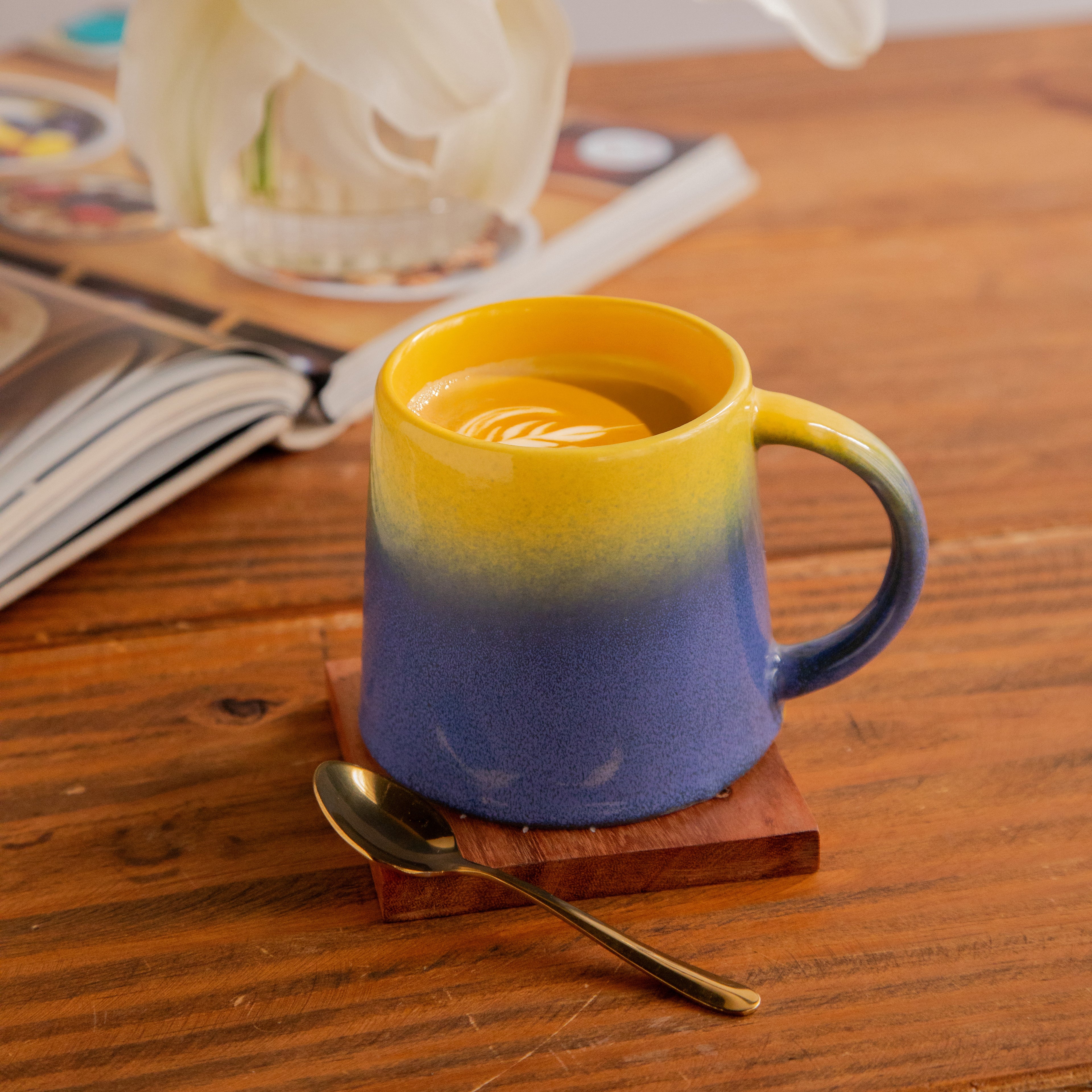 Coastal Dawn Grande Ceramic Mug (400 ml)