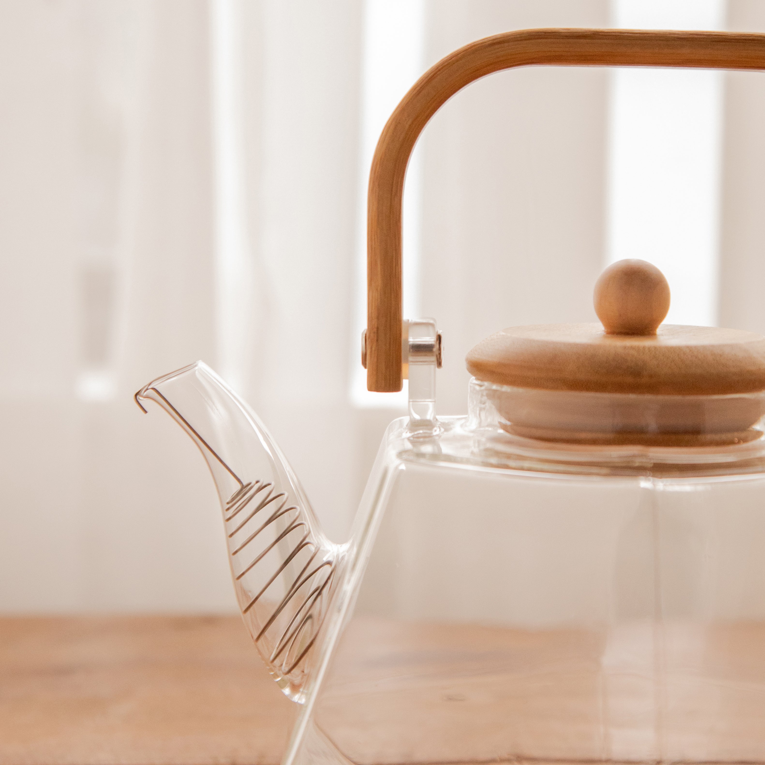 Octavius Facet Brew Borosilicate Glass Kettle – 1500 ml