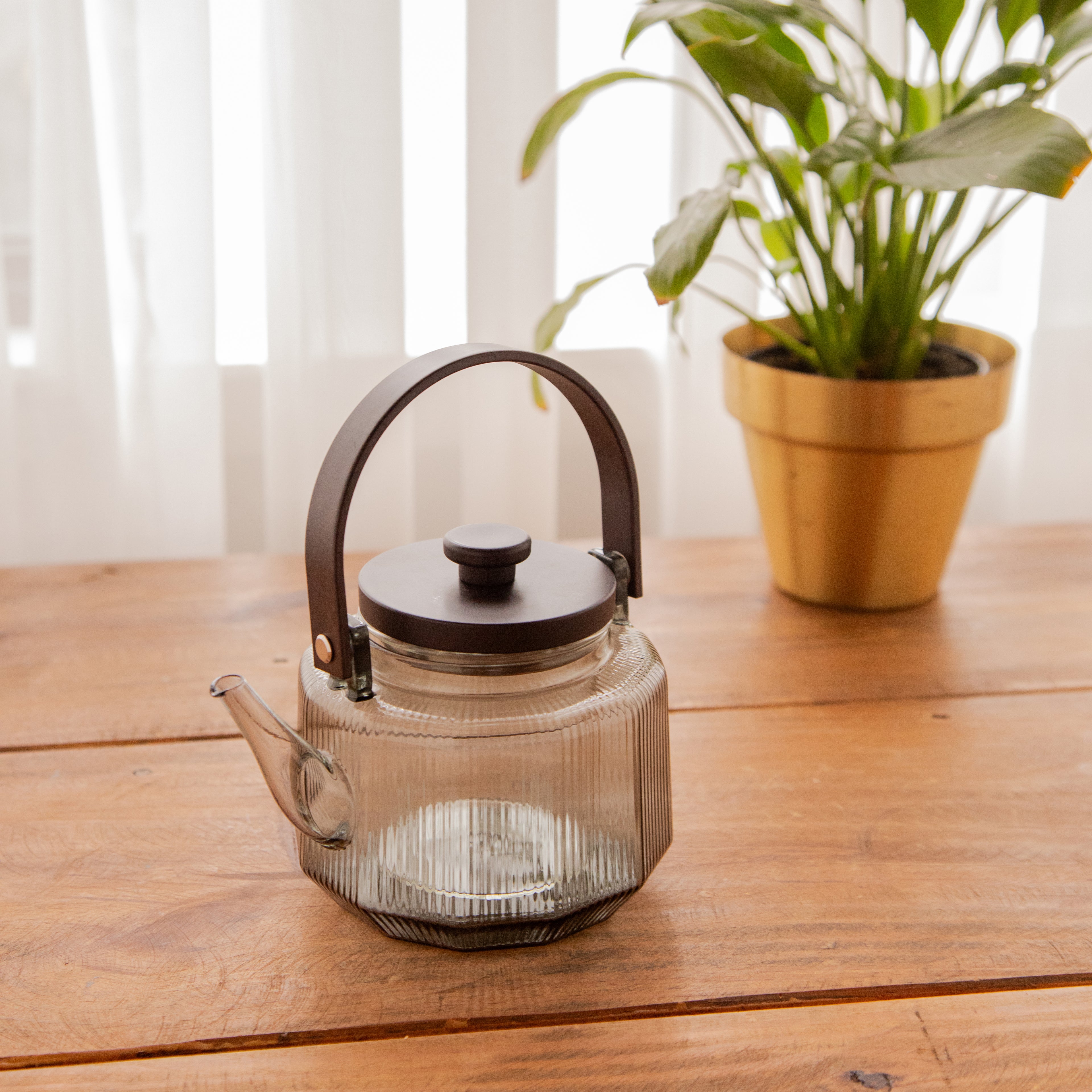 Octavius Prism Brew Borosilicate Glass Kettle – 600 ml