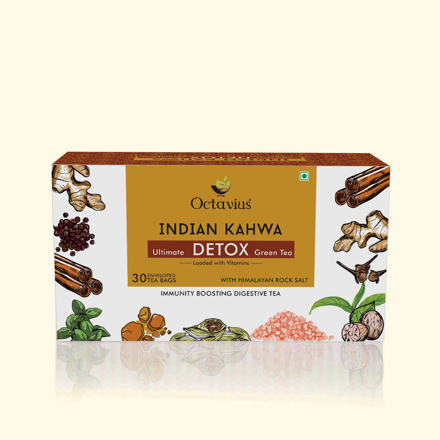 Indian Kahwa Detox Green Tea 30 Tea bags