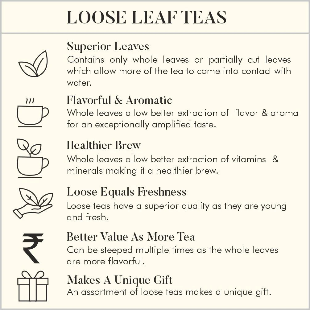 Tulsi Rose Chomomile green tea