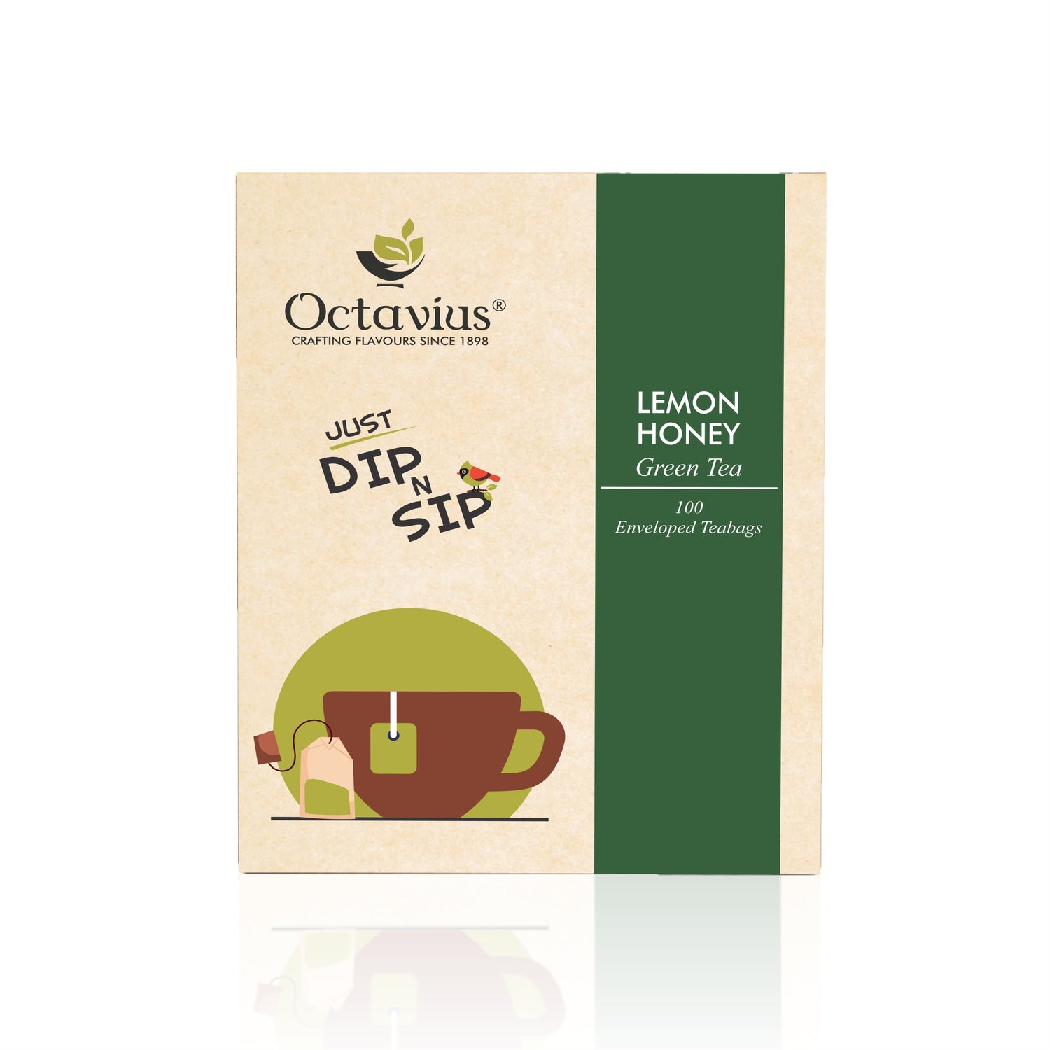 Lemon Honey Green Tea - 100 Enveloped Teabags