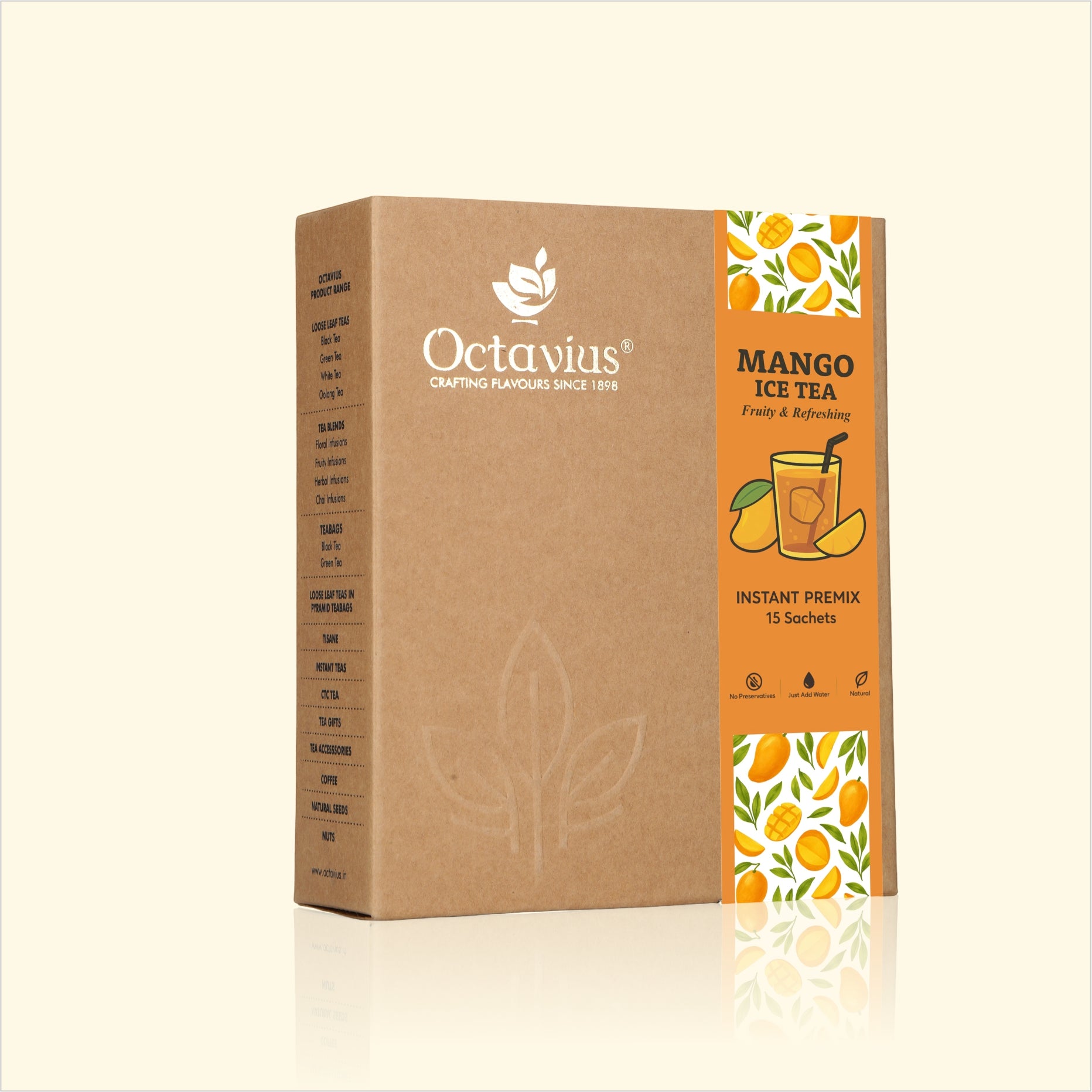 Mango Iced Tea Premix – 15 Sachets