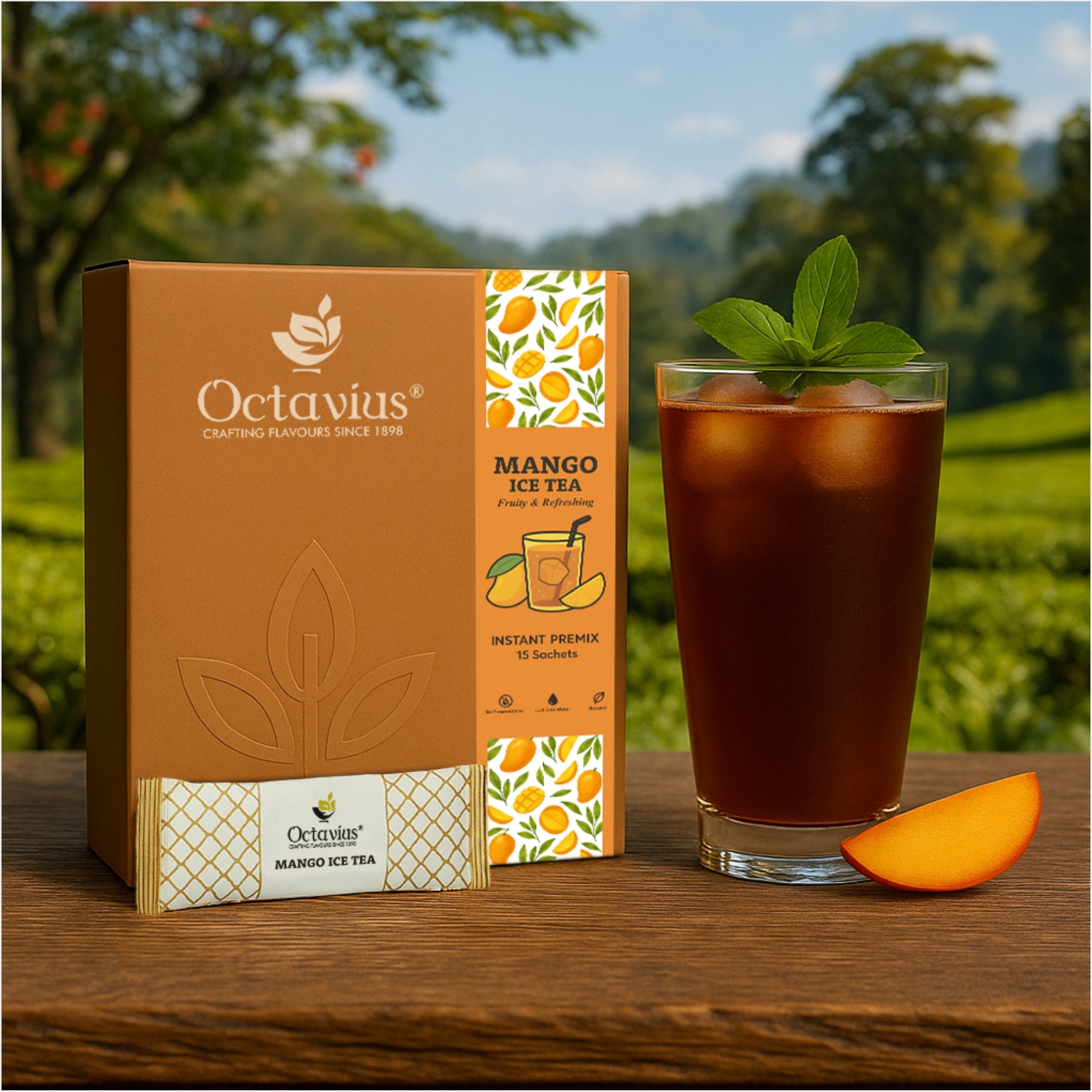 Mango Iced Tea Premix – 15 Sachets