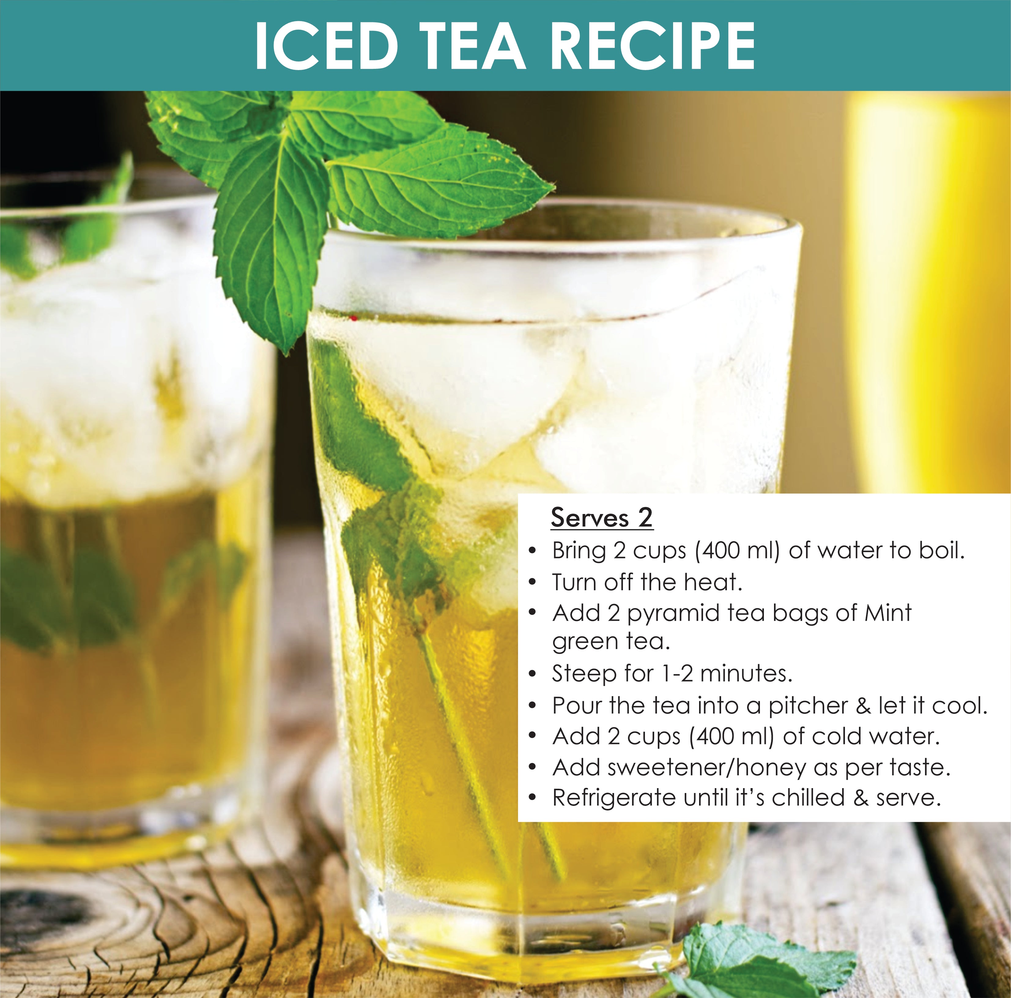 Mint Digest - 20 Enveloped Pyramid Tea Bags