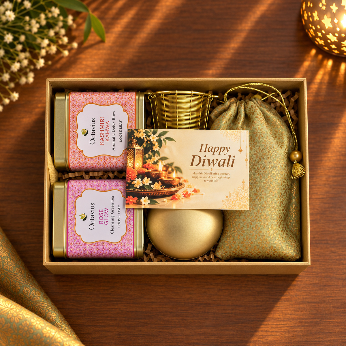 Shubh Deep Diwali Tea & Festive Gift Hamper