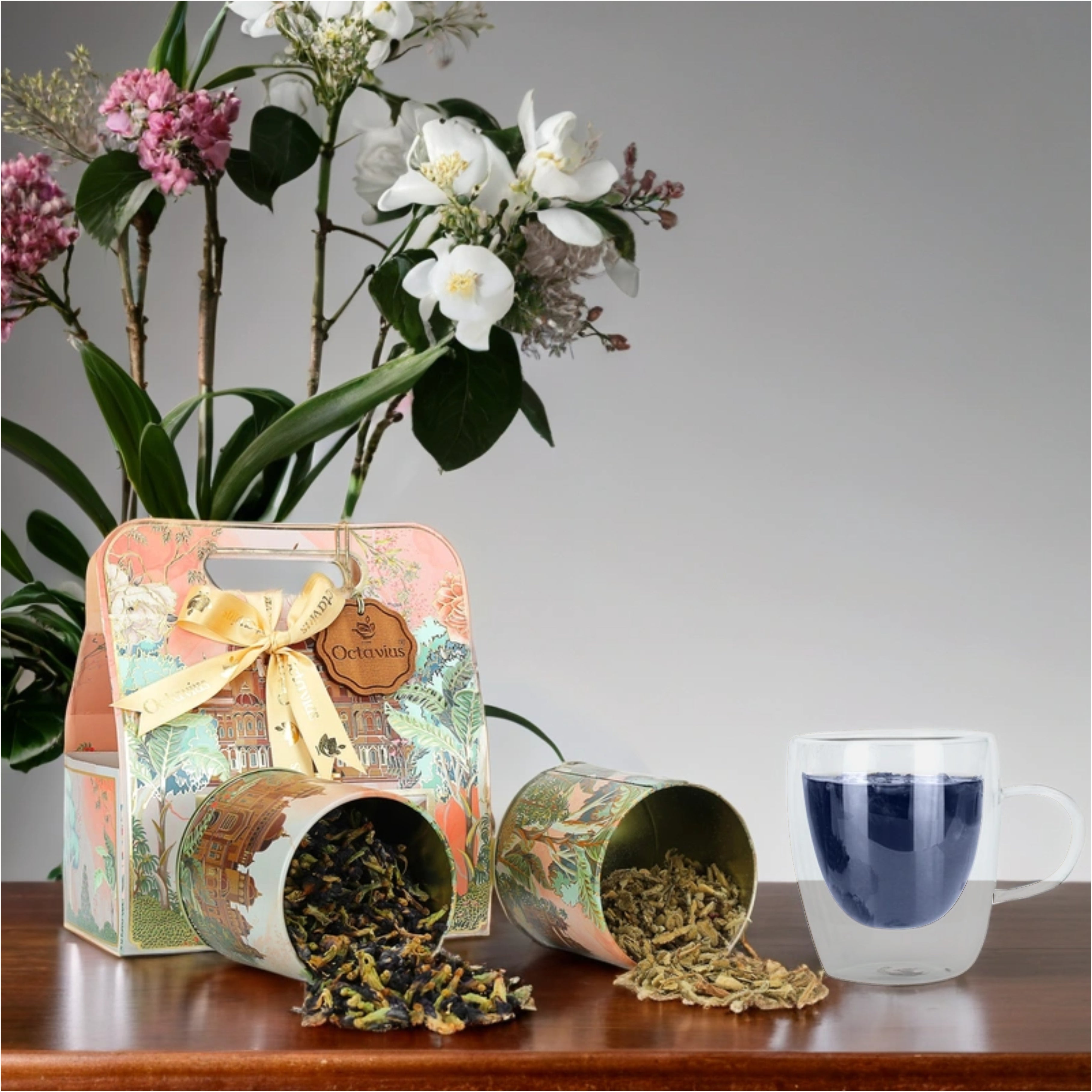 THE GRAND TEA COLLECTION– A Floral Wellness Affair (2 Tins- Loose Leaf)