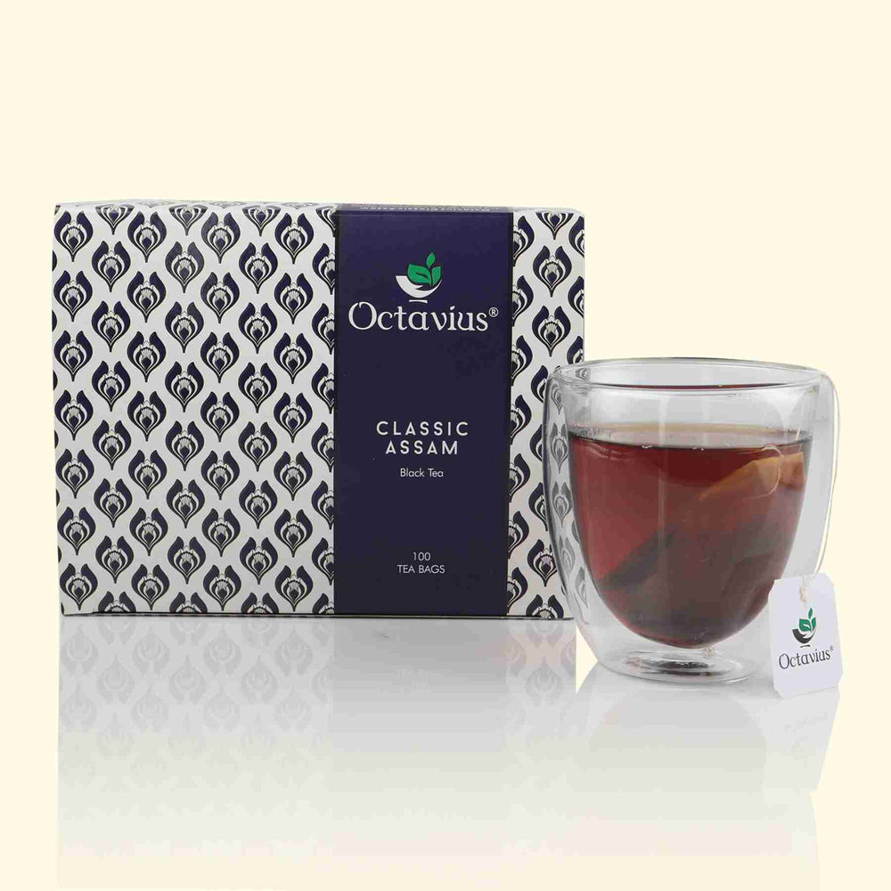 Classic Assam black tea - 100 Unenveloped Teabags