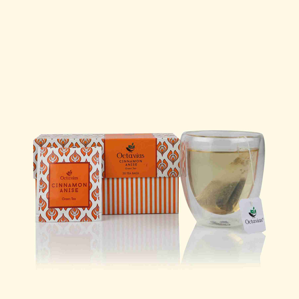 Cinnamon Anise Green tea - 30 Enveloped Teabags