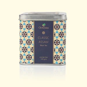 
                  
                    Load image into Gallery viewer, Classic Assam Black Tea Loose Leaf - 100 Gms Square Tin
                  
                