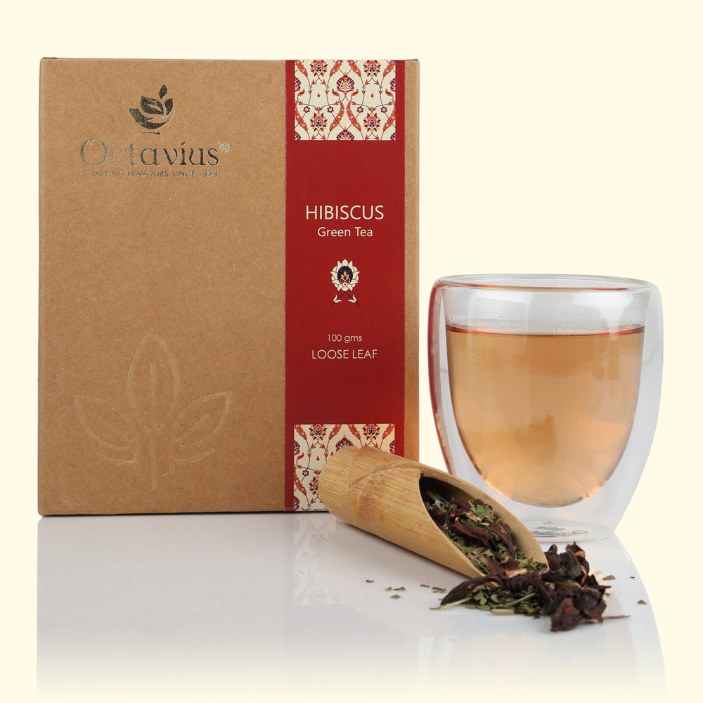 Hibiscus, Clove, Lemon Grass Green Tea - 100 Gms