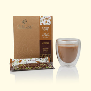 
                  
                    Load image into Gallery viewer, 2 in 1 Instant Premix - Ginger Chai and Coffee 50 Sachets
                  
                