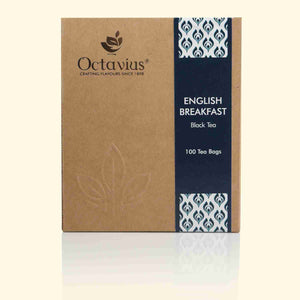 
                  
                    Load image into Gallery viewer, English Breakfast Black Tea - 100 Enveloped Tea Bags Economy Pack
                  
                