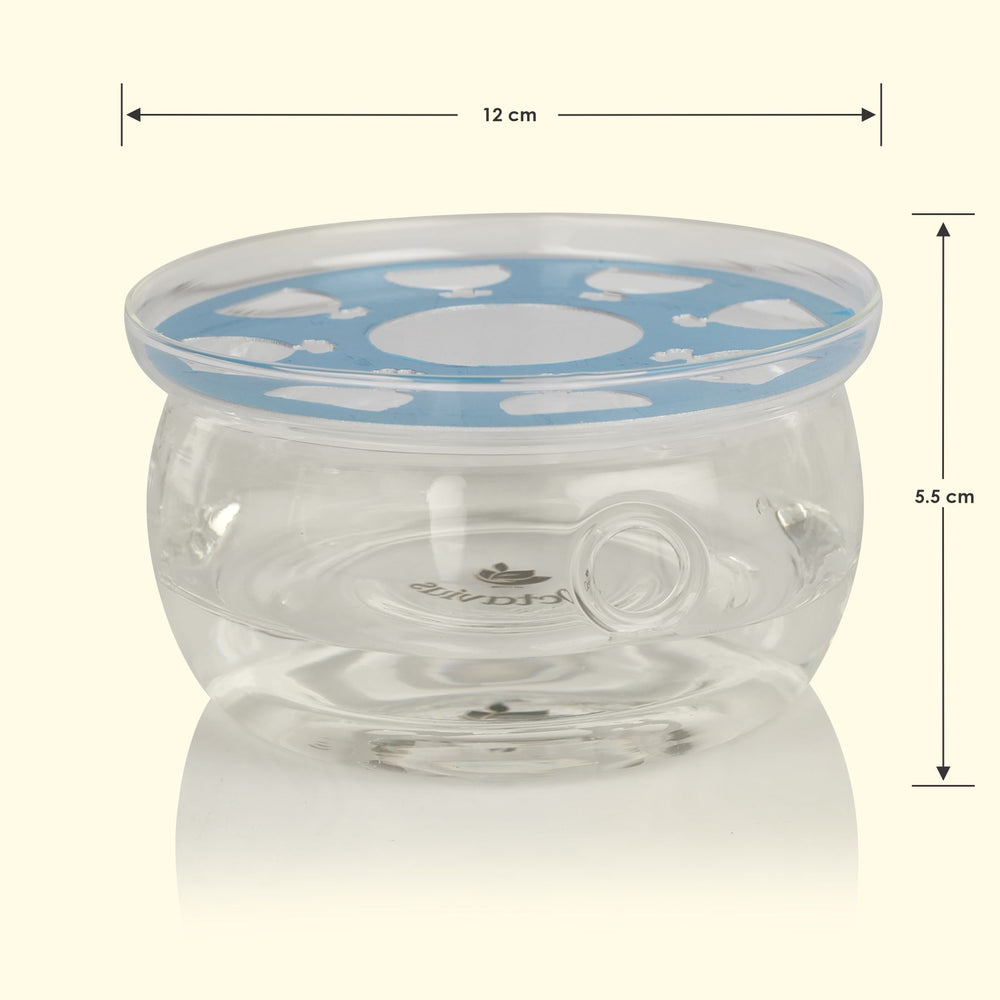 
                  
                    Load image into Gallery viewer, Borosilicate Glass Tea Warmer
                  
                