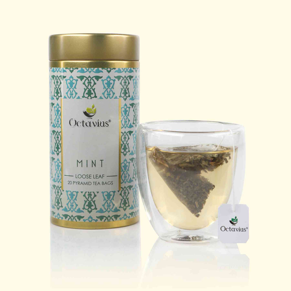 Mint Green Tea (20 Pyramid Tea Bags)