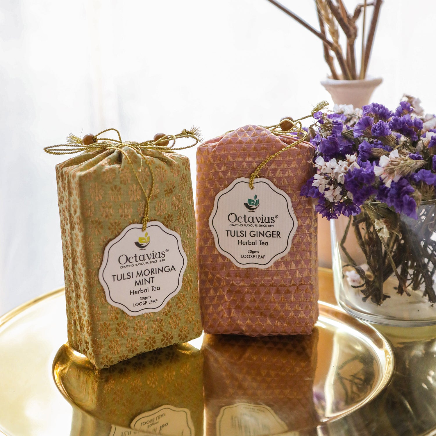 Assortment of 2 Caffeine Free Tisanes- Festive Collection