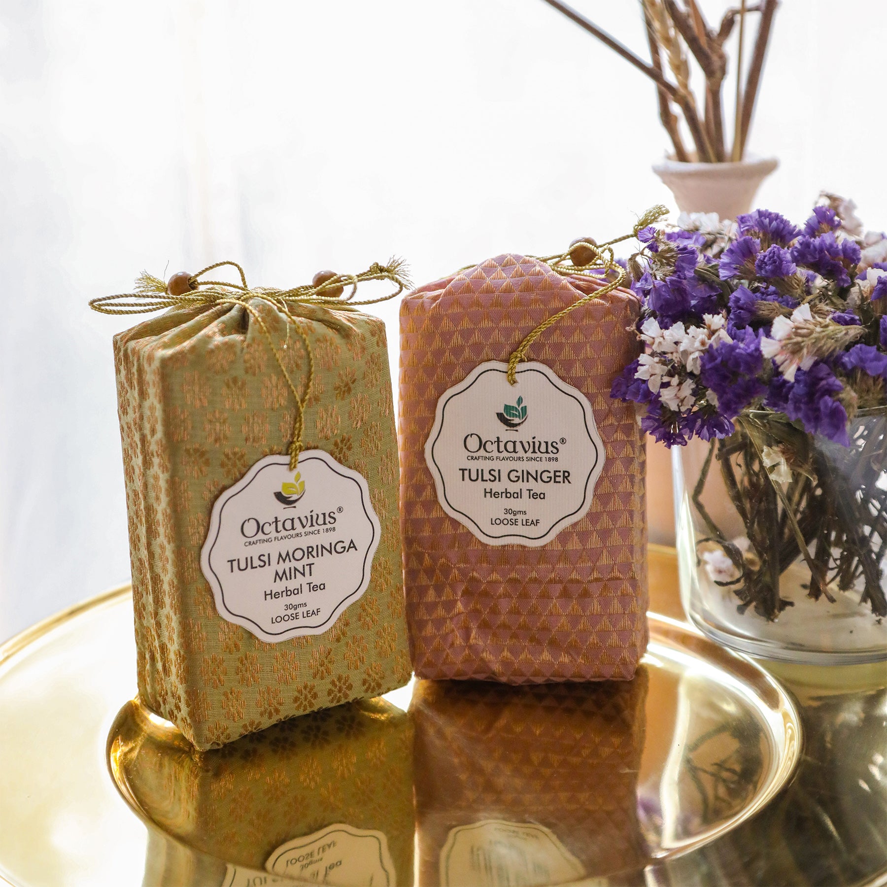 Assortment of 2 Caffeine Free Tisanes- Festive Collection