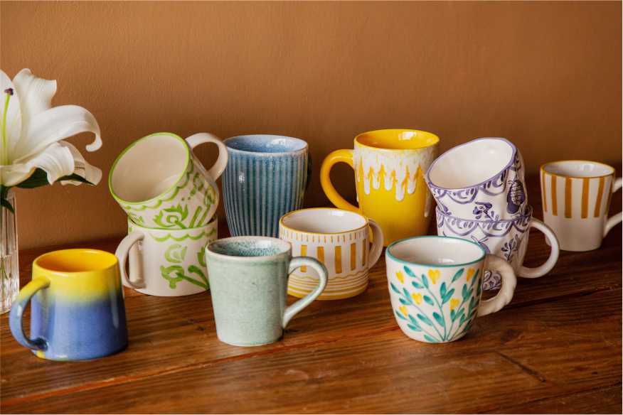 Hand Painted Tea Cups Online 