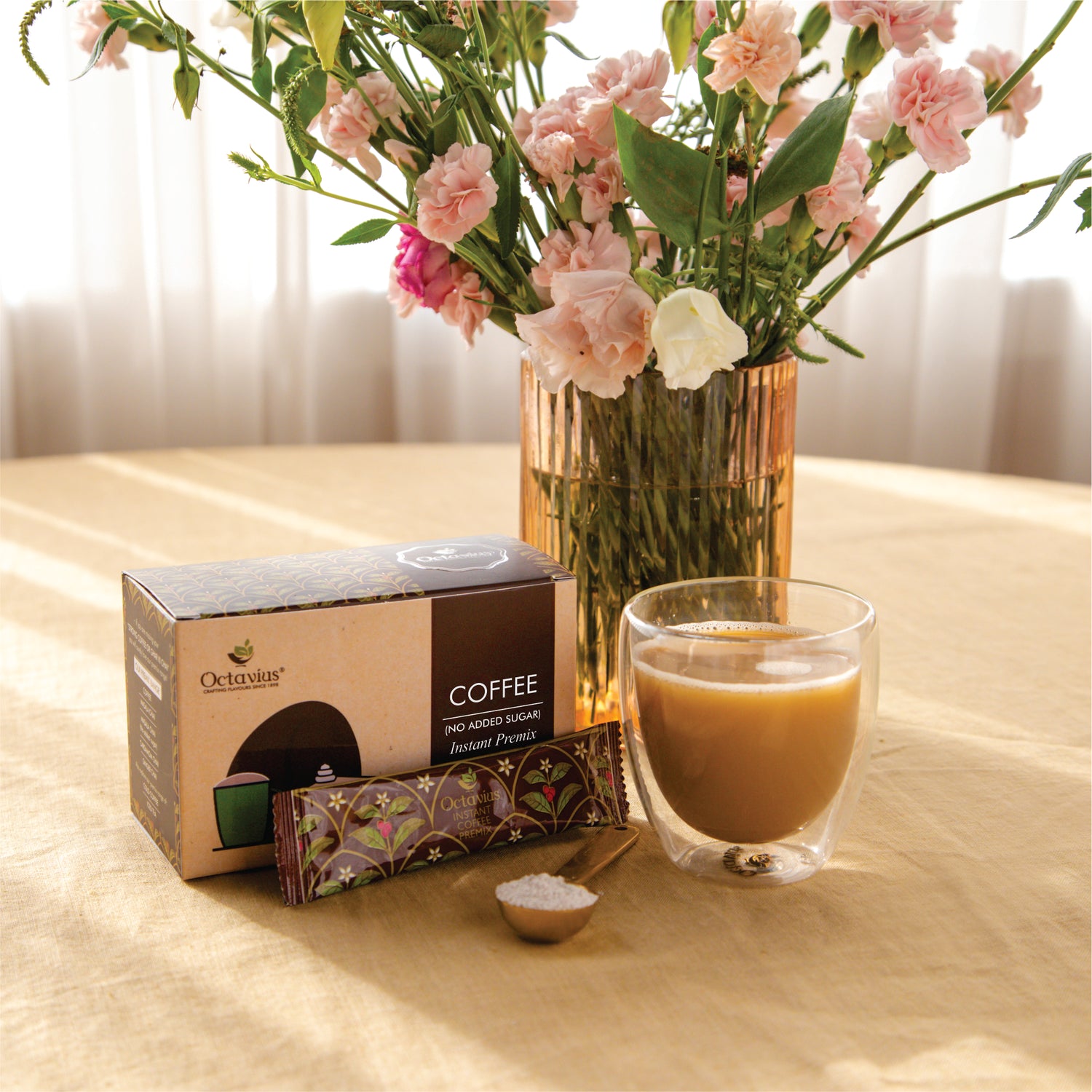 Instant Coffee Premix - 15 sachets ( No Added Sugar )