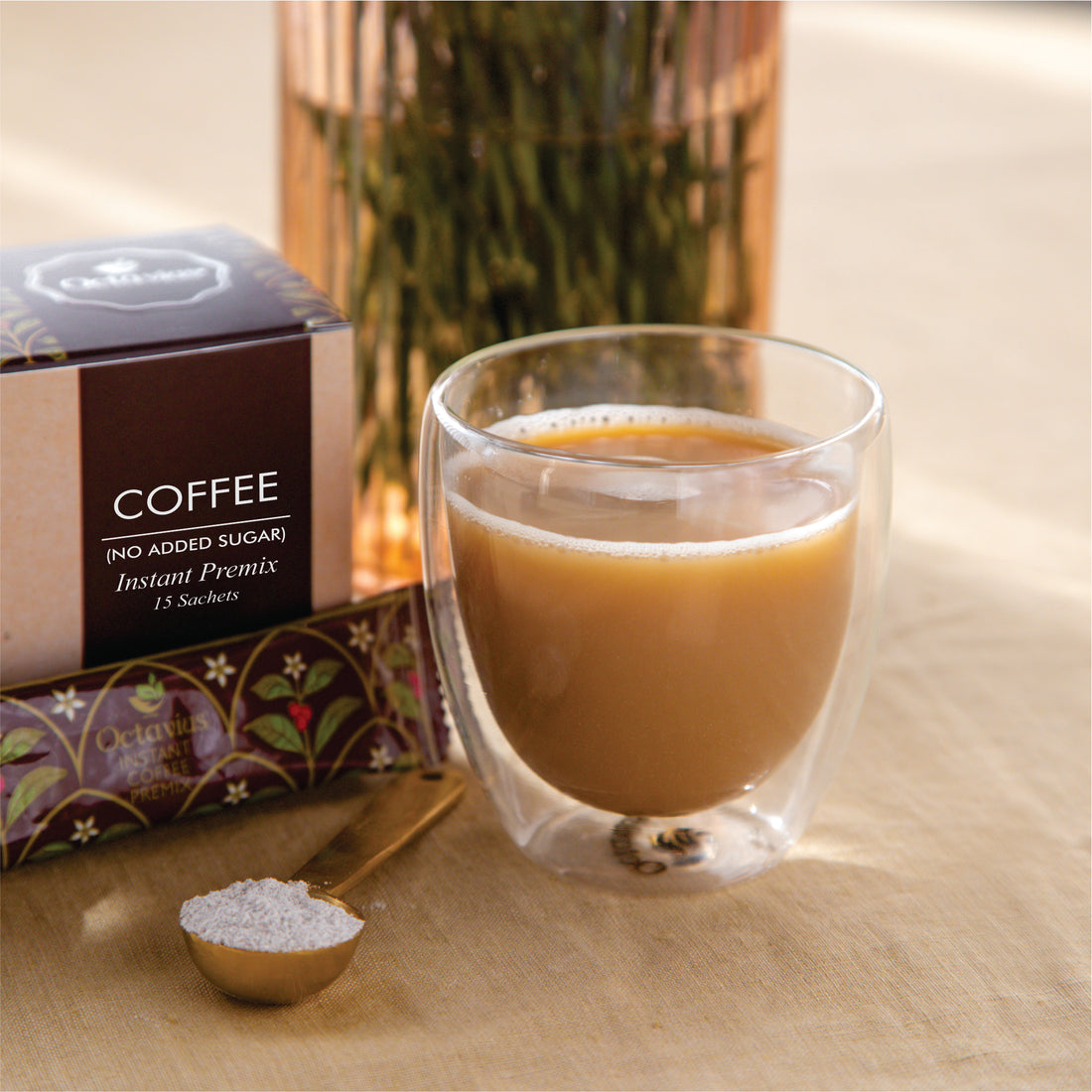 Instant Coffee Premix - 15 sachets ( No Added Sugar )