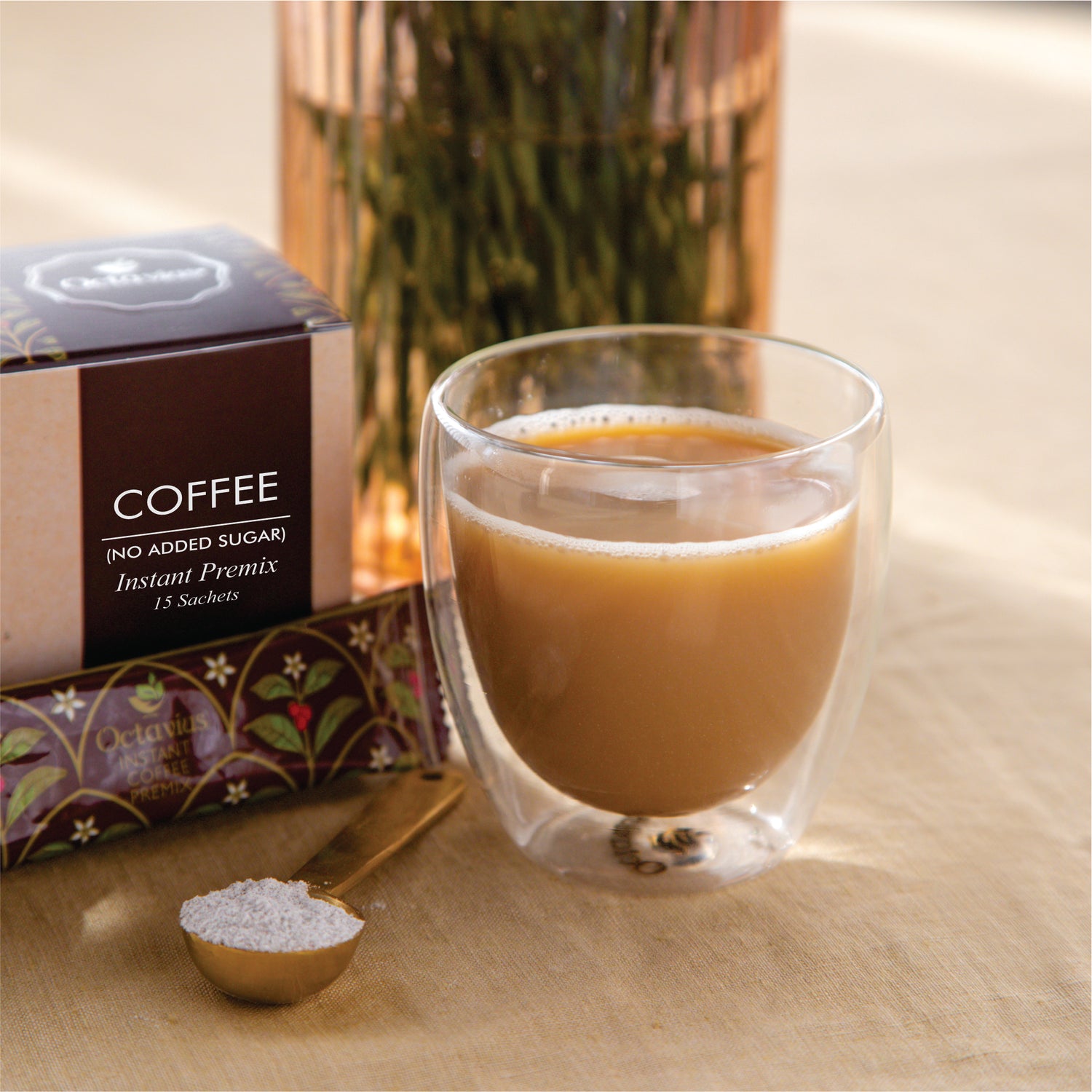 Instant Coffee Premix - 15 sachets ( No Added Sugar )