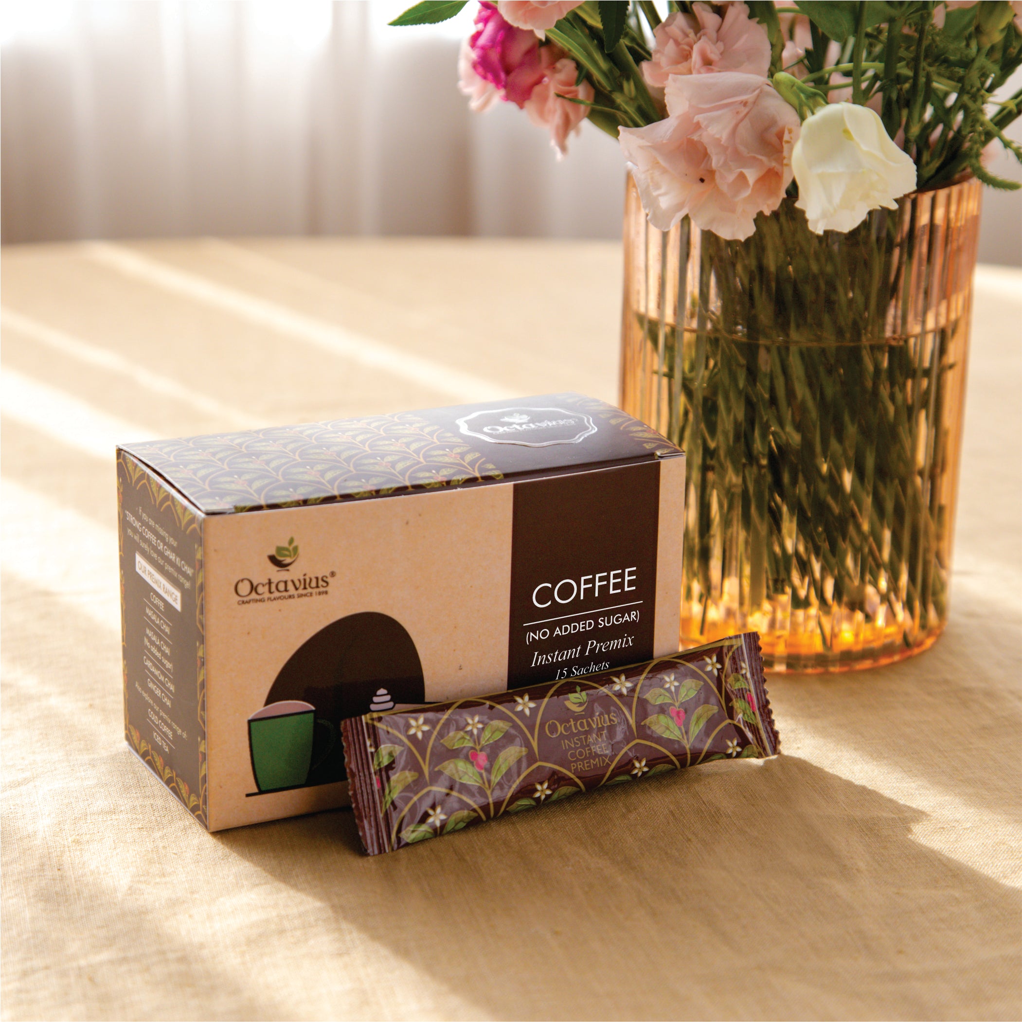 Instant Coffee Premix - 15 sachets ( No Added Sugar )