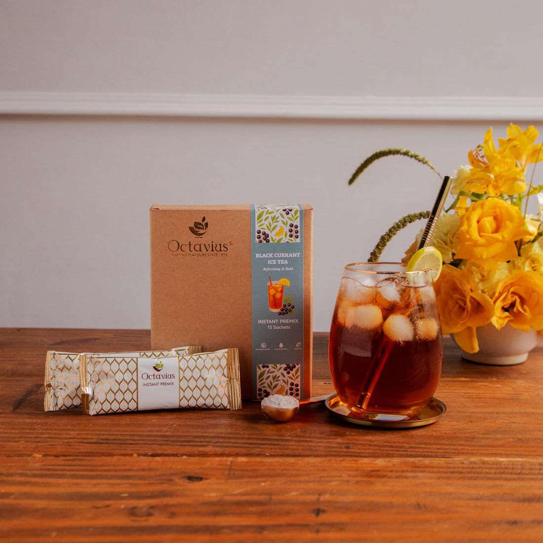 Black Currant Iced Tea Premix - 15 Sachets
