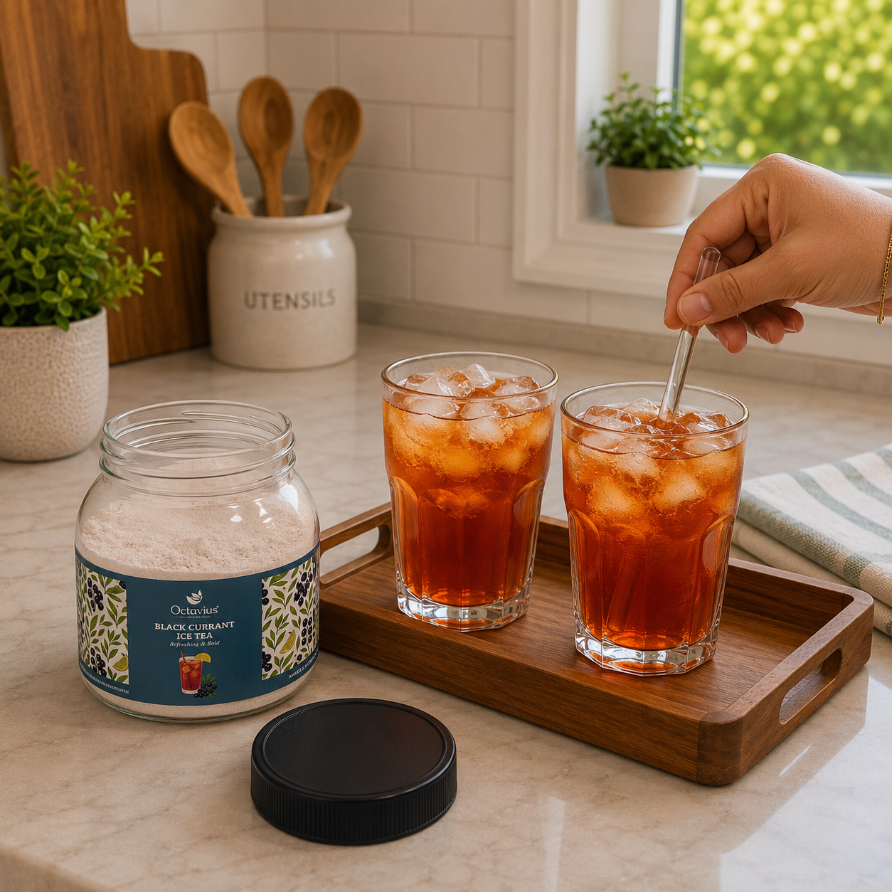 Black Currant Iced Tea Premix - 500g