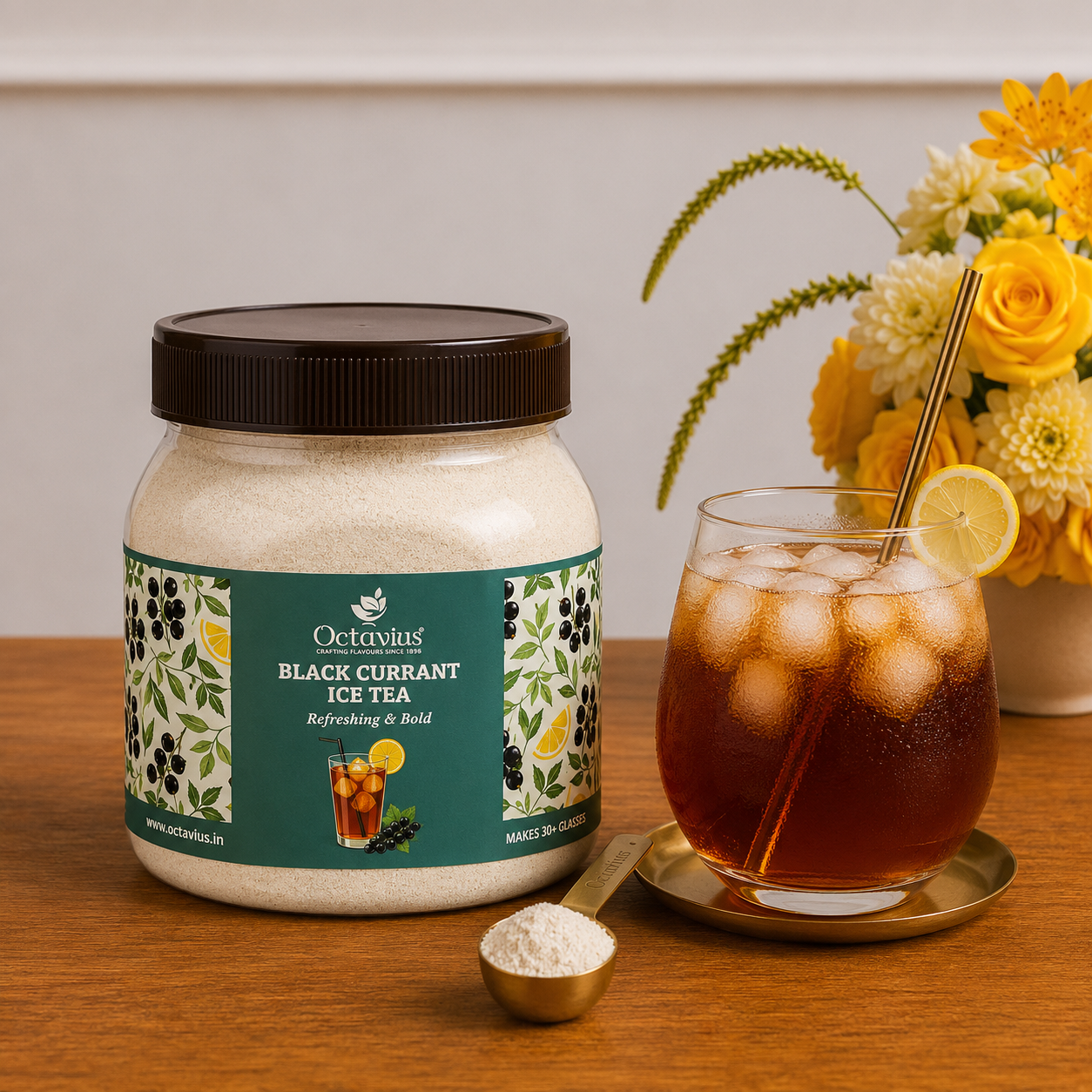 Black Currant Iced Tea Premix - 500g