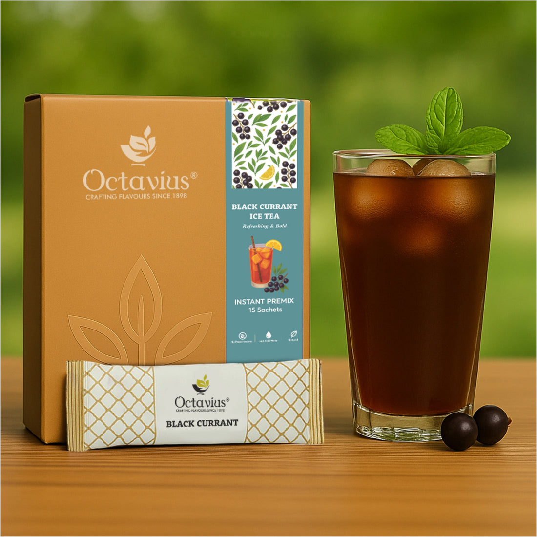 Black Currant Iced Tea Premix - 15 Sachets