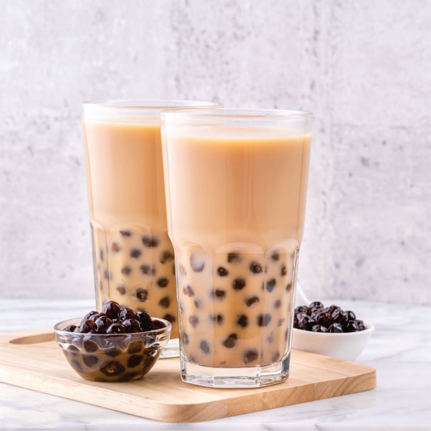 Bubble Tea Tapioca Pearls With Masala Chai Premix &amp; 10 Straws