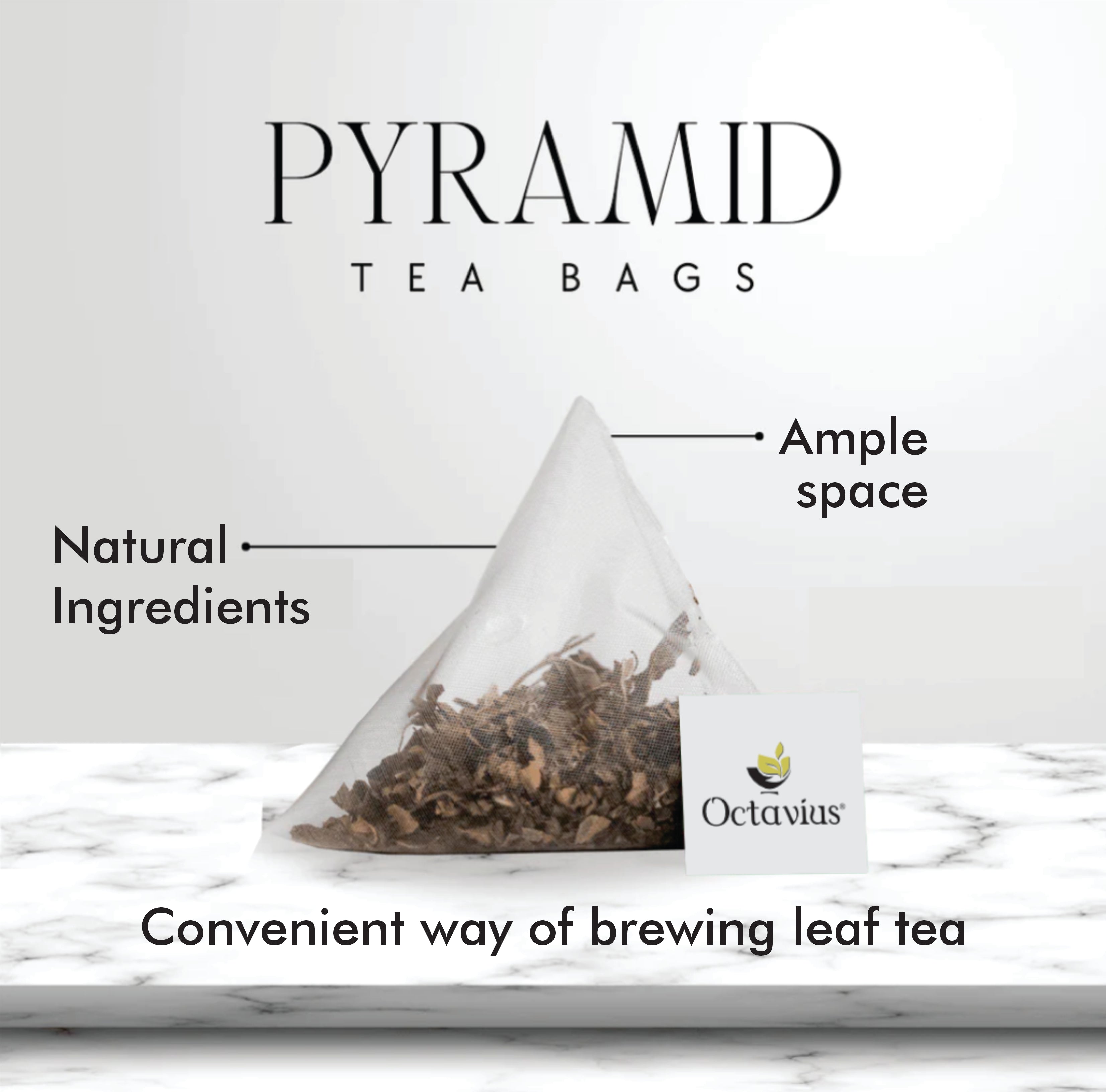 Butterfly  Blue Pea Flower  Tea - 20 Enveloped Pyramid Teabags