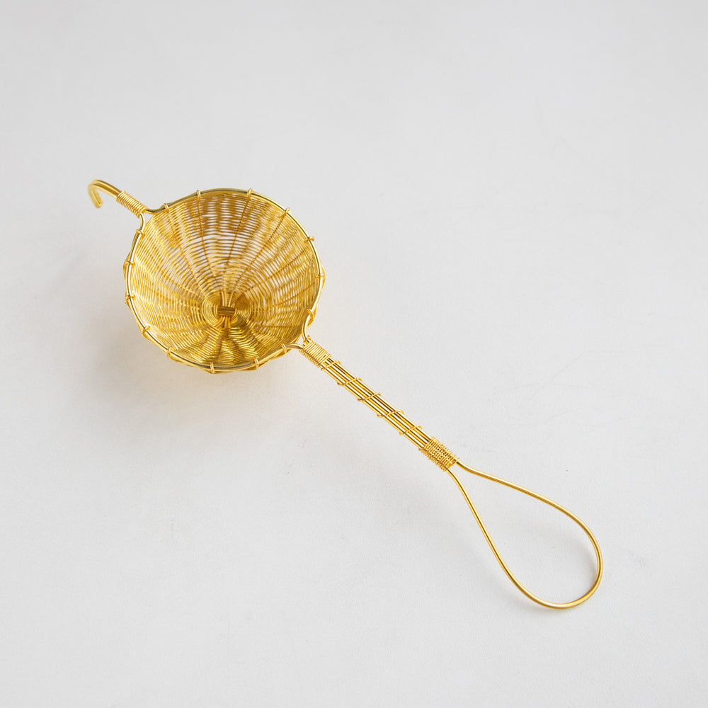 Handmade Brass Wire Mesh Tea Strainer