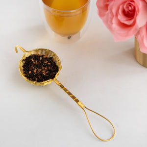 
                  
                    Load image into Gallery viewer, Handmade Brass Wire Mesh Tea Strainer
                  
                