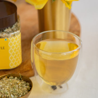 Chamomile Flower Tea  ( Loose Leaf)  - 50 Gms - Jar