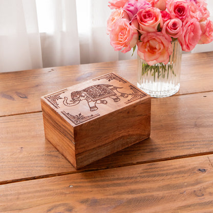 Tea Explorers’ Collection in Imperial Elephant Wooden Caddy (50 Enveloped Teabags)