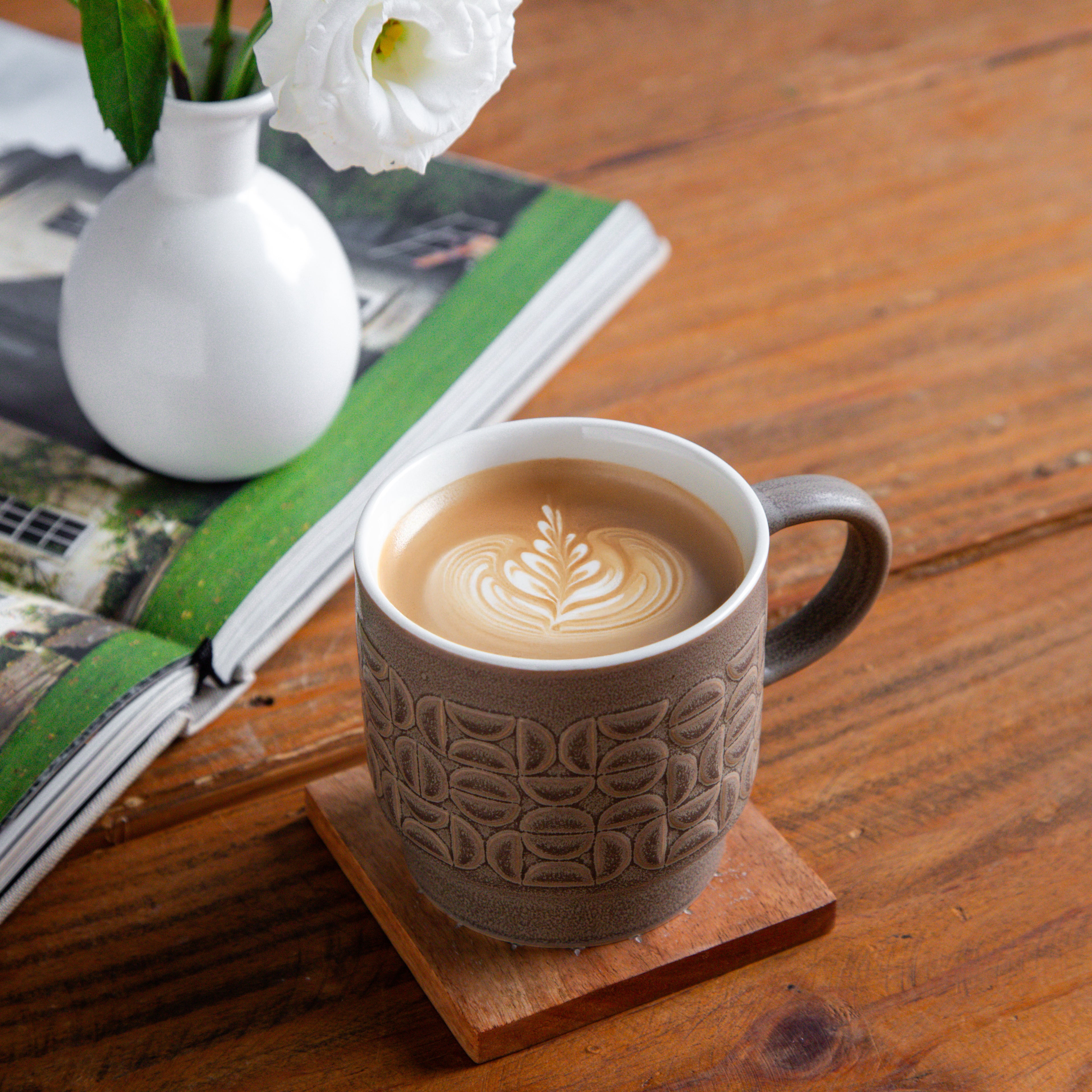 TerraCraft Collection Mocha Earth Mug (Brown) – 380 ml