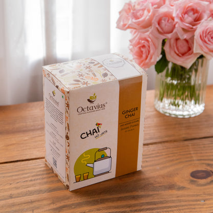 Ginger Chai Instant Premix  ( No added Sugar ) - 50 sachets