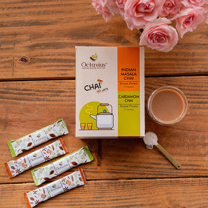 
                  
                    Load image into Gallery viewer, 2 in 1 Instant Premix - Indian Masala, Cardamom 50 Sachets (Economy Pack)
                  
                