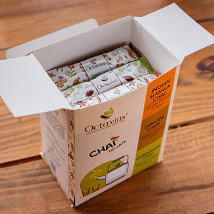 
                  
                    Load image into Gallery viewer, 3 in 1 Instant Premix - Indian Masala, Cardamom &amp;amp; Ginger 50 Sachets (Economy Pack)
                  
                