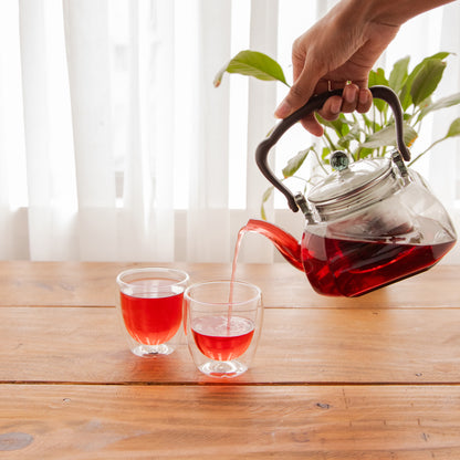 Octavius DuskGlow Borosilicate Glass Kettle – 1100 ml