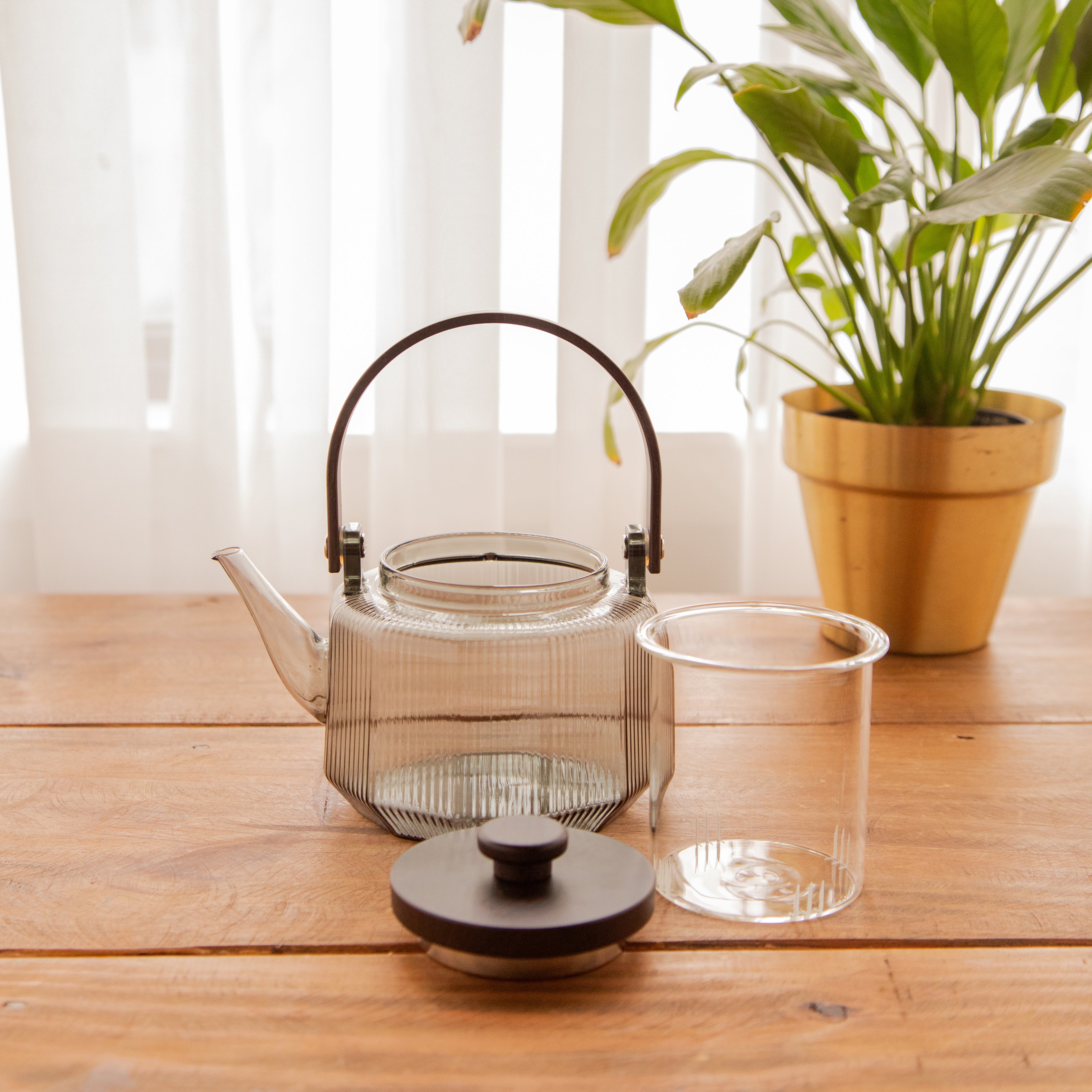 Octavius Prism Brew Borosilicate Glass Kettle – 600 ml