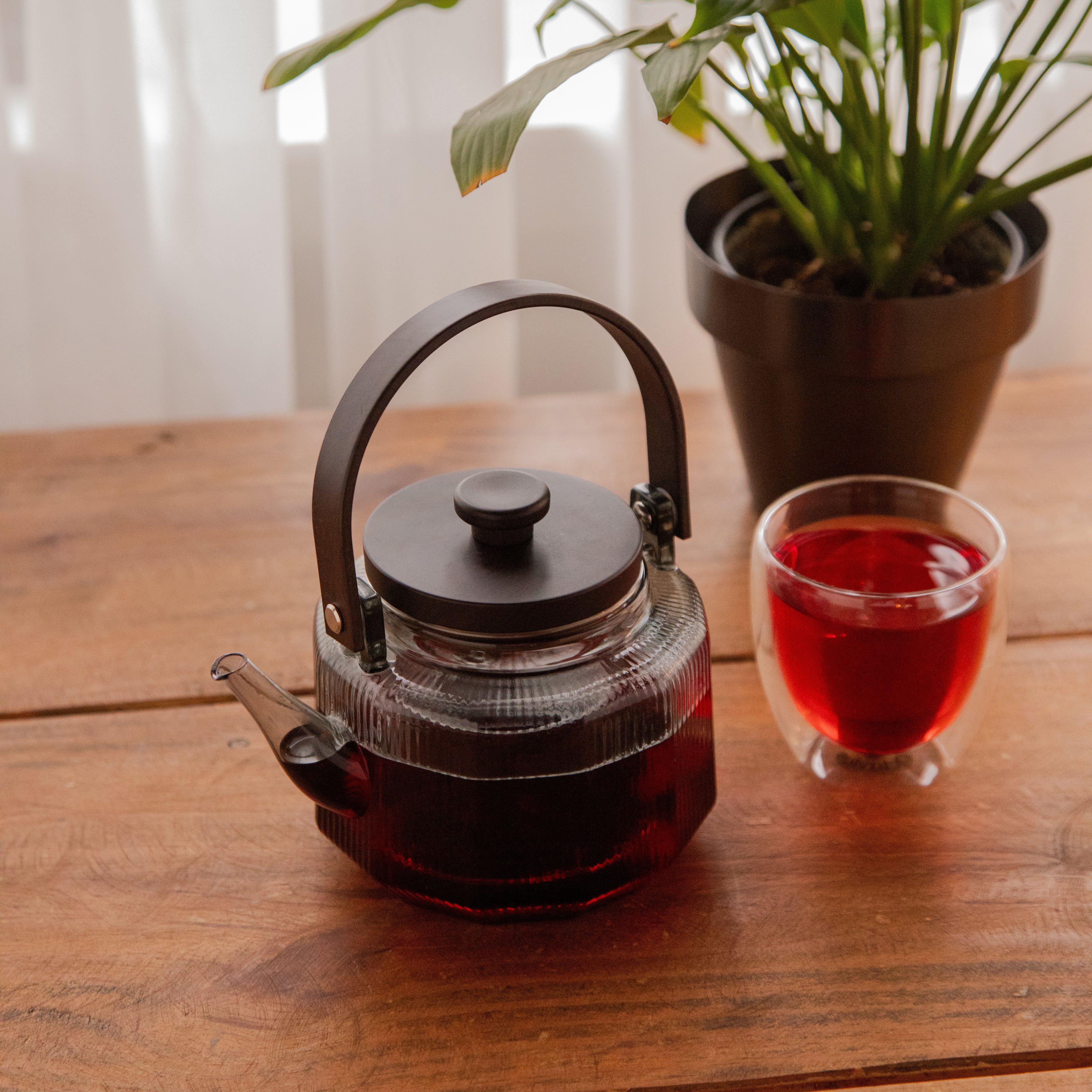 Octavius Prism Brew Borosilicate Glass Kettle – 600 ml