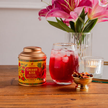 Octavius Cherry Kiss – Fruit &amp; Flower Herbal Infusion (75g)