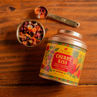 Octavius Cherry Kiss – Fruit &amp; Flower Herbal Infusion (75g)