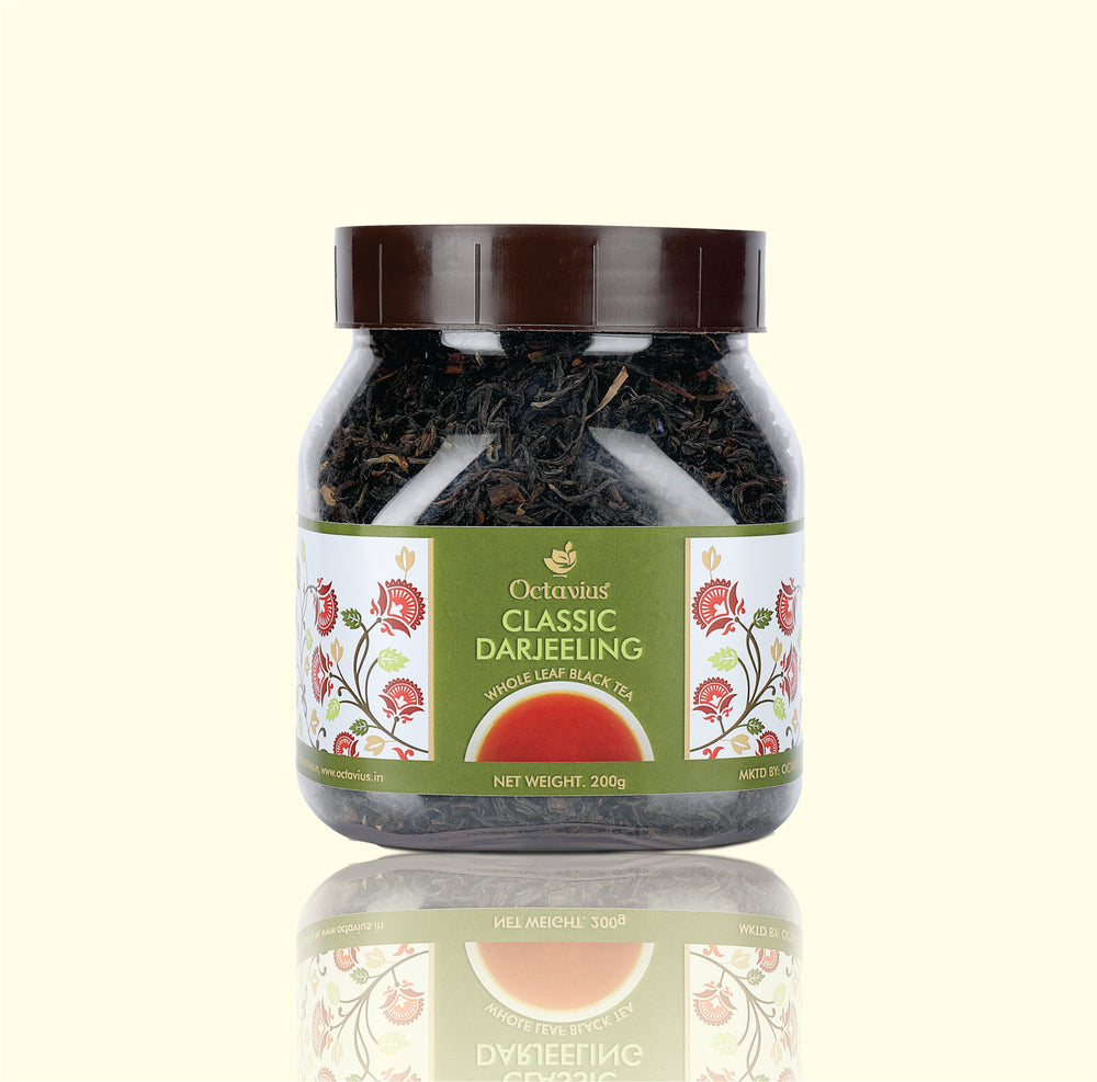 
                  
                    Load image into Gallery viewer, Classic Darjeeling Black Tea Loose Leaf - 200 Gms Jar
                  
                