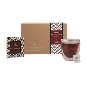 
                  
                    Load image into Gallery viewer, Darjeeling black tea - 50 Enveloped Teabags
                  
                